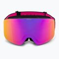 Окуляри лижні дитячі UVEX Pwdr FM black matt/mirror pink green clear 2