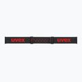 Окуляри лижні дитячі UVEX Pwdr FM black matt/mirror red orange clear 4