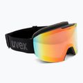 Окуляри лижні UVEX Evidnt Attract S V + case black matt/mirror rainbow clear 2
