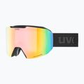 Окуляри лижні UVEX Evidnt Attract S V + case black matt/mirror rainbow clear 6