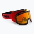 Окуляри лижні UVEX Evidnt Attract + case black matt/mirror red orange clear