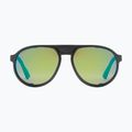 Окуляри сонцезахисні UVEX MTN Classic Pure black matt/mirror green 2
