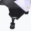Шолом гірськолижний UVEX Levitate MIPS black/lavender matt 8