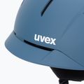 Шолом гірськолижний UVEX Levitate MIPS stone blue/black matt 8