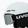 Шолом гірськолижний дитячий UVEX Viti Set + Окуляри Speedy Pro white matt/mirror silver/green/clear 7