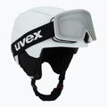 Шолом гірськолижний дитячий UVEX Viti Set + Окуляри Speedy Pro white matt/mirror silver/green/clear 9