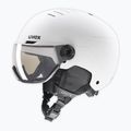 Шолом гірськолижний UVEX Wanted Visor Pro V white matt