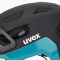 Шолом велосипедний UVEX React black/teal matt 8