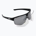 Окуляри сонцезахисні UVEX Axos Set black matt/mirror silver/clear