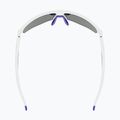 Окуляри сонцезахисні UVEX Axos Set white matt/mirror purple/clear 5