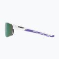 Окуляри сонцезахисні UVEX Axos Set white matt/mirror purple/clear 6