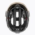 Шолом велосипедний UVEX Stride Visor white matt/litemirror silver 7