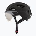Шолом велосипедний UVEX Stride Visor black matt/litemirror silver 3