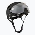 Шолом велосипедний UVEX Stride Visor black matt/litemirror silver 9