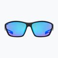 Окуляри сонцезахисні UVEX Sportstyle 806 black matt/mirror blue 2
