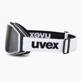 Окуляри гірськолижні UVEX Gravity FM white matt/mirror silver/green/clear 4