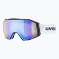 Окуляри лижні UVEX Gravity FM S2 black matt/mirror blue