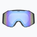 Окуляри лижні UVEX Gravity FM S2 black matt/mirror blue 2