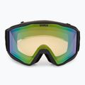 Окуляри гірськолижні Uvex Blast V black matt/vario green mirror 2