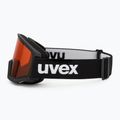 Окуляри гірськолижні UVEX Athletic LGL black matt/orange/clear 4