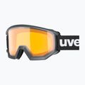 Окуляри гірськолижні UVEX Athletic LGL black matt/yellow/clear 5
