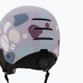 Шолом гірськолижний дитячий UVEX Rocket Visor Jr cool lavender abstract matt/mirrorsilver/lasergold 8