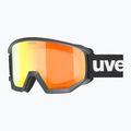 Окуляри лижні UVEX Athletic CV black/mirror red