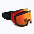 Окуляри гірськолижні Uvex Lace Attract FM black matt/mirror red