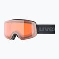 Окуляри гірськолижні дитячі UVEX Pwdr LG Jr black matt/orange/clear