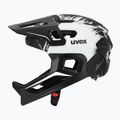 Шолом велосипедний дитячий UVEX React Fullface Jr black/white matt 3