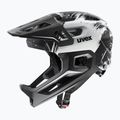 Шолом велосипедний дитячий UVEX React Fullface Jr black/white matt