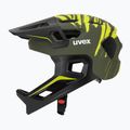 Шолом велосипедний дитячий UVEX React Fullface Jr dark olive matt 3