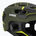 Шолом велосипедний дитячий UVEX React Fullface Jr dark olive matt 7