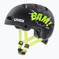 Шолом дитячий UVEX Kid 4 Style bam black/lime matt