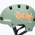 Шолом дитячий UVEX Kid 4 Style bam moss green/papaya matt 7
