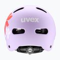 Шолом дитячий UVEX Kid 4 Style flower lilac matt 3