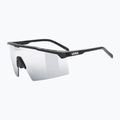 Окуляри сонцезахисні UVEX Flowline black matt/mirror silver