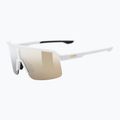 Окуляри сонцезахисні UVEX Ramp white matt/mirror gold