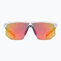 Окуляри сонцезахисні UVEX Aerios clear/mirror red 3