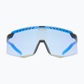 Окуляри сонцезахисні UVEX Pace Stage CV black matt/mirror blue 2