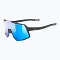 Окуляри сонцезахисні UVEX Sequenze black matt/mirror blue