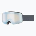 Окуляри лижні дитячі UVEX Pwdr FM Jr S2 black matt/mirror sapphire