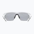 Окуляри сонцезахисні UVEX Aerios Small V white matt/smoke 3
