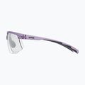 Окуляри сонцезахисні UVEX Aerios Small V purple matt/smoke 5