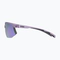 Окуляри сонцезахисні UVEX Aerios Small purple matt/mirror purple 5
