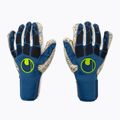 Рукавиці воротарські Uhlsport Hyperact Supergrip+ блакитні 101122901