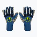 Рукавиці воротарські Uhlsport Hyperact Supergrip+ HN блакитно-білі 101123201
