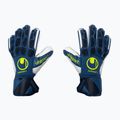 Рукавиці воротарські Uhlsport Hyperact Supersoft блакитно-білі 101123701