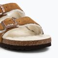 Шльопанці BIRKENSTOCK Arizona Shearling SL Narrow mink 7
