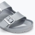 Шльопанці BIRKENSTOCK Arizona EVA Narrow metallic silver 7